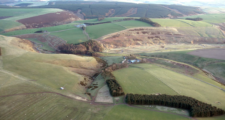 Nether Monynut - Aerial view