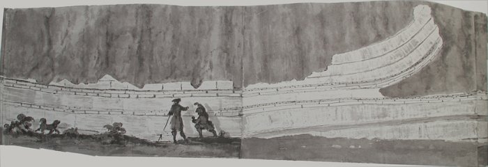 Lithographic image - https://blogs.agu.org/magmacumlaude/2014/04/06/edinburgh-arthurs-seat-and-salisbury-crags/